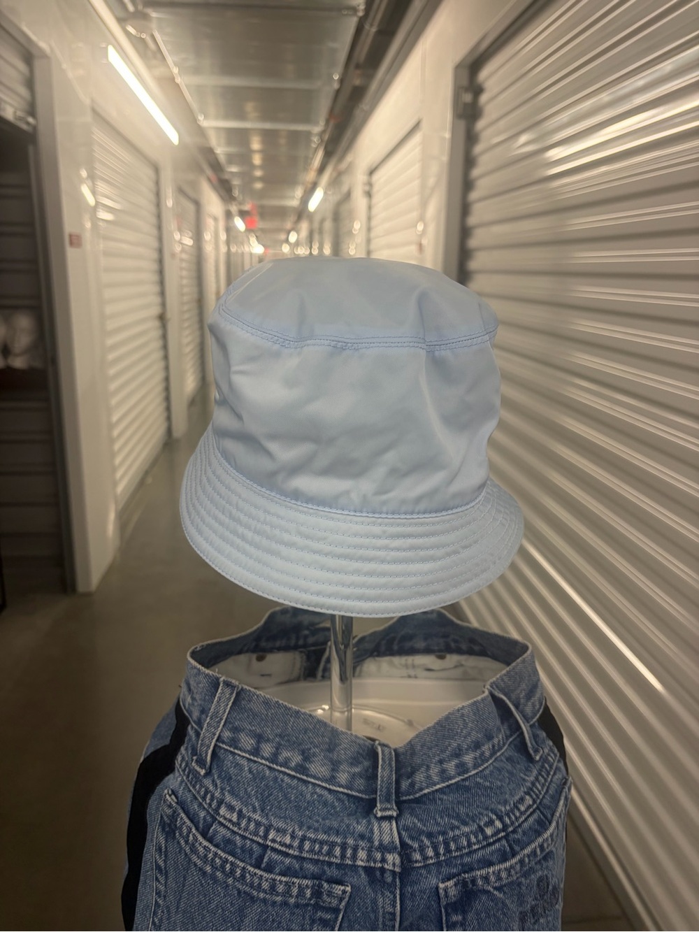 Prada Light Blue Bucket Hat